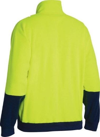 Picture of Bisley, Hi Vis Polar Fleece Zip Pullover